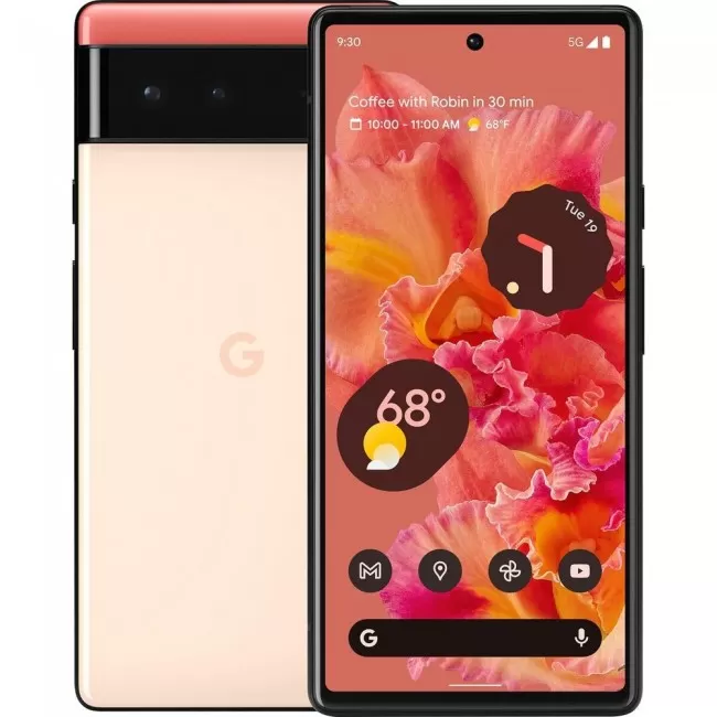 Buy Refurbished Google Pixel 6 5G | DeGoogled Graphene OS Secure (256GB) in Kinda Coral